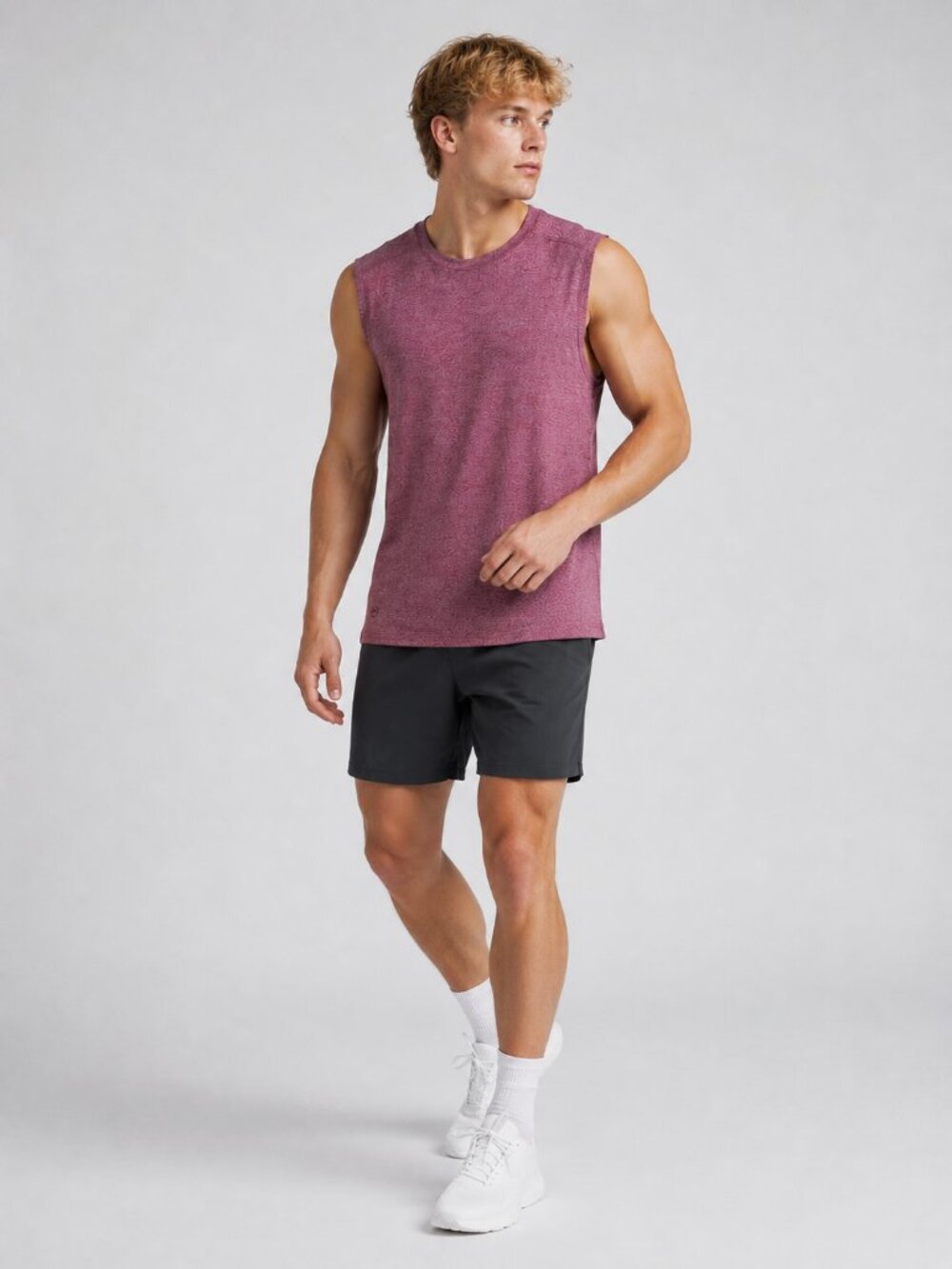 NWT Endeavor Men Athletic Muscle Tank Top Fireball S Cooling Performance Workout